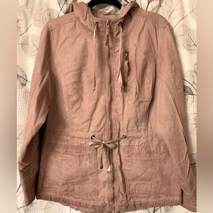 Empyre Clothing Acid washed/distressed utility Jacket-Size Large